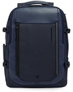 Piquadro Bike Laptop 15,6" Backpack - Blue
