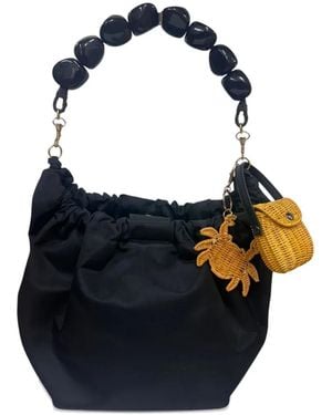 Serpui Malu Crab-Detail Bag - Blue
