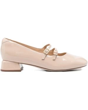 Clarks 30Mm Daiss Buckled Block-Heel Court Shoes - Pink