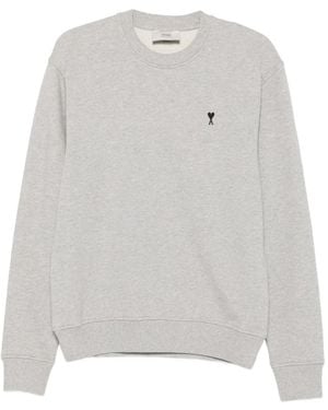 Ami Paris ハートロゴ スウェットシャツ - グレー