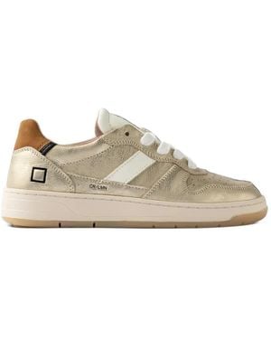Date Court 2.0 Metallic Sneakers - Natural