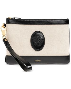 Versace Rivière Clutch Bag - Black