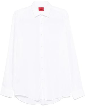 HUGO Satin Shirt - White