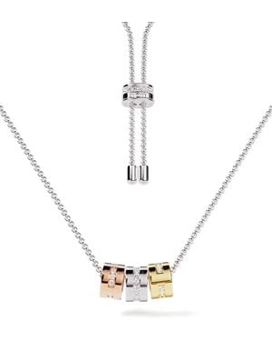 Apm Monaco Collar Morse Love - Blanco