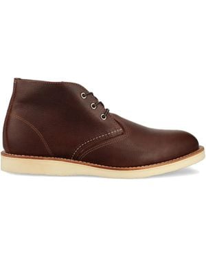 Red Wing Leather Boots - Brown