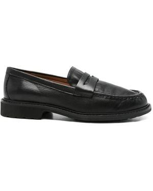 ADRIANNA FERETTI Strap-Detail Loafers - Black