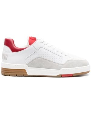 Moschino Zapatillas con logo bordado - Blanco