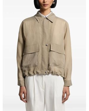 Peserico Patch-Pocket Coat - Natural