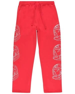 BBCICECREAM Helmet-Print Track Pants - Red