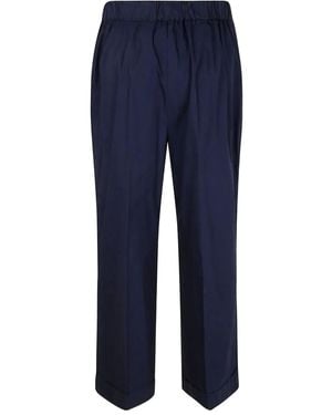 Kiltie Pleated Pants - Blue