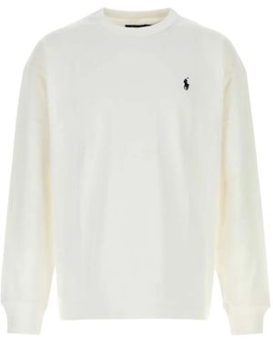 Polo Ralph Lauren Logo-Embroidered Sweatshirt - White