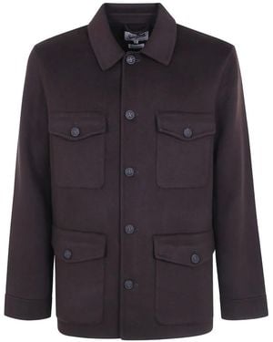 MC2 Saint Barth Forrest Button-Up Jacket - Blue