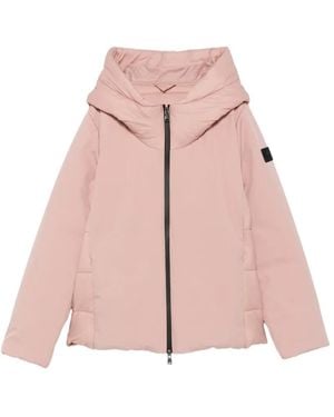 Canadian Hooded Quilted Coat - Pink