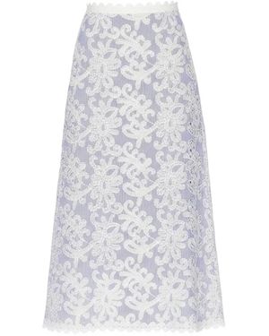 Waimari Nina Lace Midi Skirt - White
