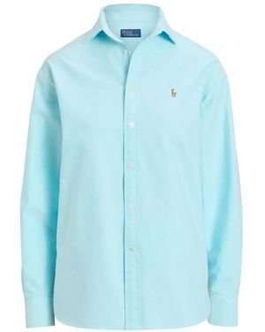Polo Ralph Lauren Long-Sleeve Buttoned Shirt - Blue
