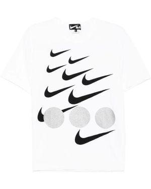 COMME DES GARÇON BLACK X Nike Cotton T-Shirt - White