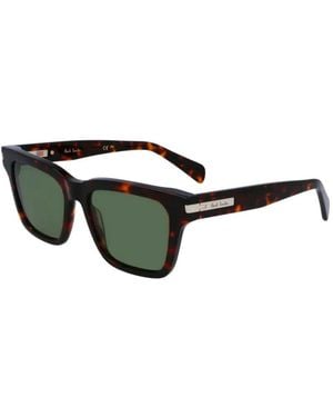 Paul Smith Harberton Square-Frame Sunglasses - Brown