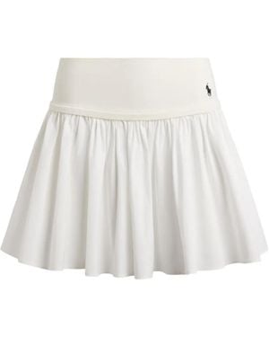 Polo Ralph Lauren Woven A Line Skirt - White