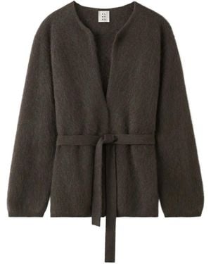 Almada Label Aria Belted Cardigan - Black