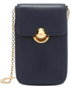 Furla Sac À Bandoulière Vertical À Bride En Chaîne - Bleu