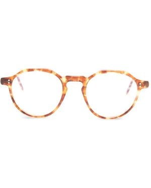 Lesca Runde Icon Xl Brille - Braun