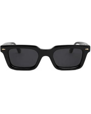 Kat Maconie Nixa Rectangle-Frame Sunglasses - Black
