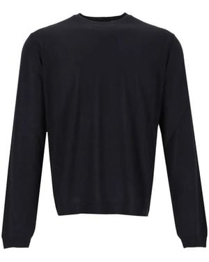 Giorgio Armani Kaschmirpullover Mit Rundhalsausschnitt - Blau