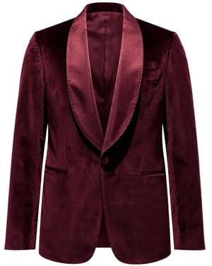 Franzese Collection Oscar-Winning Carpet Dinner Blazer - Purple