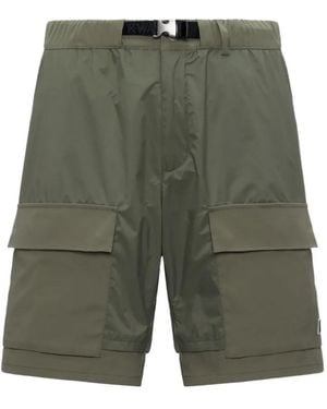 K-Way Flap-Pocket Shorts - Green