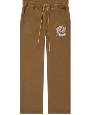 Rhude Brentwood トラックパンツ - ナチュラル