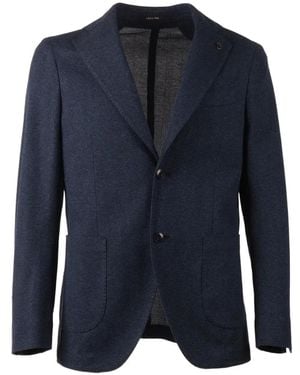 Brera Orologi Veste En Coton À Simple Boutonnage - Blue