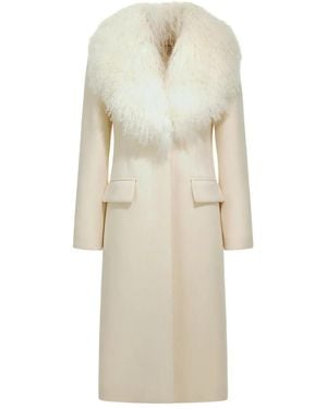 Roberto Cavalli Single-Breasted Coat - White