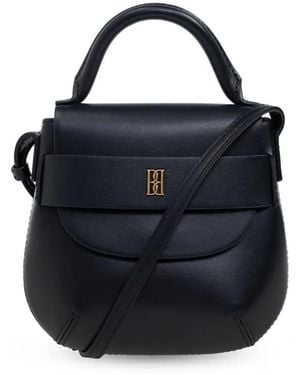 By Malene Birger Meela Leather Shoulder Bag - Blue