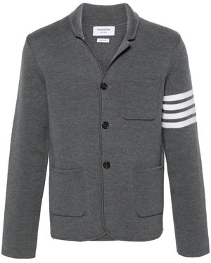 Thom Browne 4bar ニットジャケット - グレー