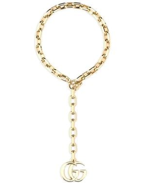 Gucci Gg Marmont Necklace - Metallic