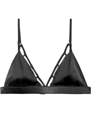 Fleur du Mal Cage Bra - Black