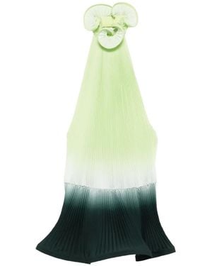 ROWEN ROSE Robe Courte À Design Plissé - Green