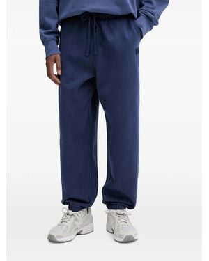 Vans Logo-Patch Track Pants - Blue