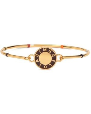 Bimba Y Lola Pulsera Rígida Con Logo Esmaltado Y Motivo De Lunares - Metálico