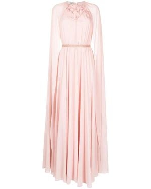 Sachin & Babi Belladonna Cape Gown - Pink