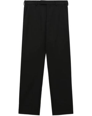 Rier Straight-Leg Trousers - Black