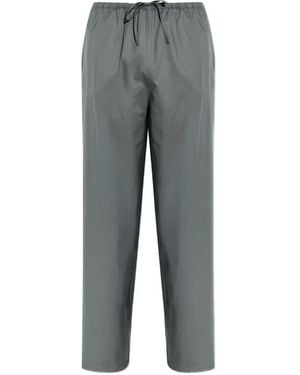 MM6 by Maison Margiela Drawstring-Waist Pyjama Trousers - Grey