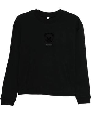 Moschino Logo-Detail Jumper - Black