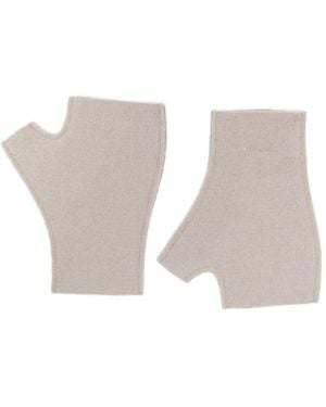 Barena Logo-Patch Gloves - White