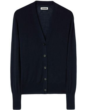 Jil Sander カシミア カーディガン - ブルー