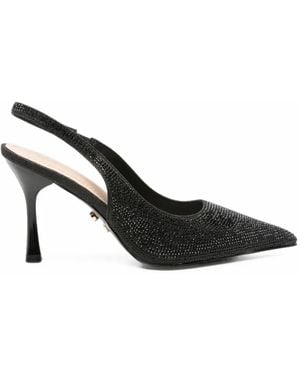 Twentyfourhaitch Pumps Con Cinturino Posteriore - Nero