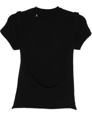 OTTOLINGER Kurzärmeliges T-Shirt - Schwarz