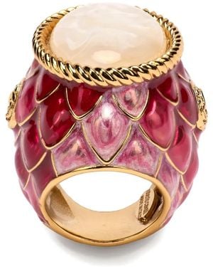 Roberto Cavalli スカラップ リング - ピンク