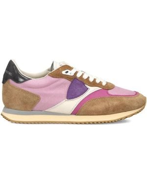 Philippe Model Low Leather Sneakers - Pink