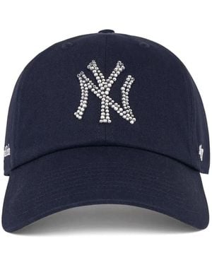 Sporty & Rich X Yankees Krystal Baseball Cap - Blue